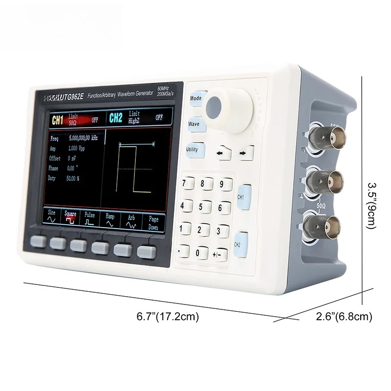 機能信号発生器 UTG932E UTG962E 30MHz  - Dual Channel Arbitrary Waveform Function Generator 60Mhz のレビューと価格