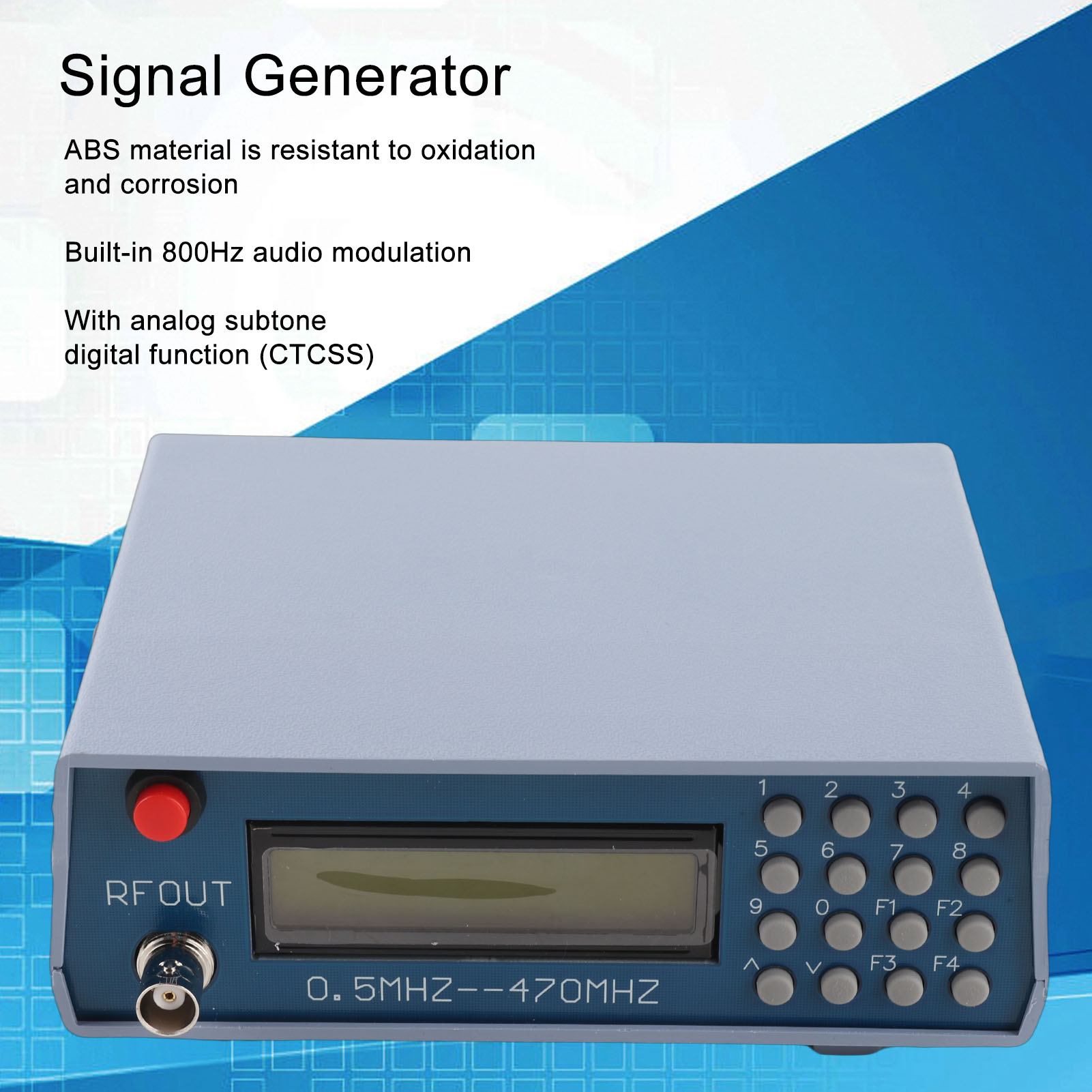 機能信号発生器 RF信号発生器 オーディオ変調信号源 コンデ - Rf Signal Generator 0.5Mhz To 470Mhz のレビューと価格